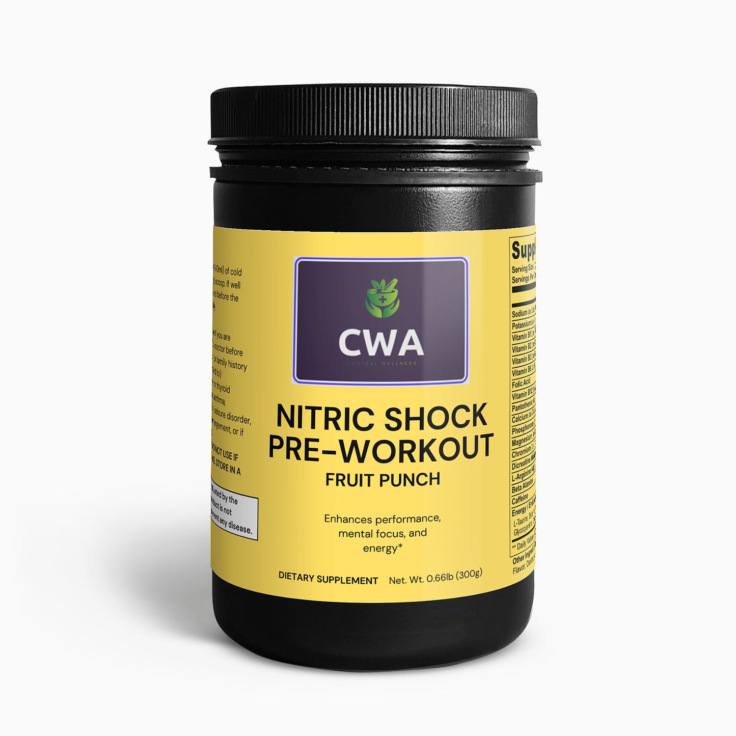 Nitric Shock Pre-Workout Powder (Fruit Punch)