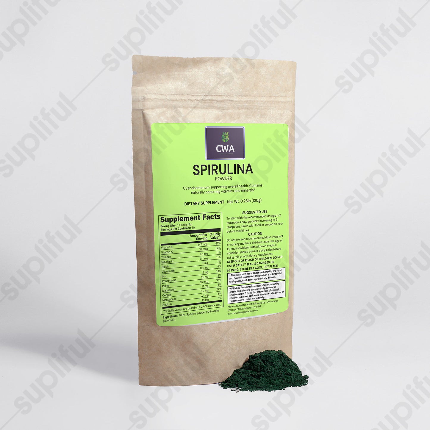 Organic Spirulina Powder